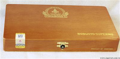 Cigar Vinaboss Robusto Supermo ( hộp gỗ màu vàng )