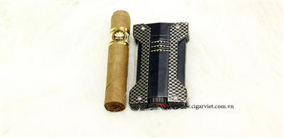 Bật khò cigar POSRCHE màu đen 1 tia lửa mã  LG - 017D