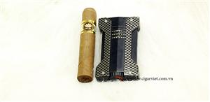CIGAR VIET chuyên bán buôn,bán lẻ các loại bật khò cigar POSRCHE màu đen 1 tia lửa  tại hà nội