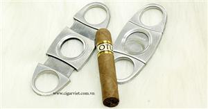 CIGAR VIET chuyên bán buôn, bán lẻ các loại dao cắt cigar COHIBA (JT - 152 ) màu bạc tại Hà Nội