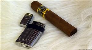 CIGAR VIET chuyên bán buôn, bán lẻ các loại bật lửa khò cigar CASETI màu ghi trắng  1 tia lửa  tại H
