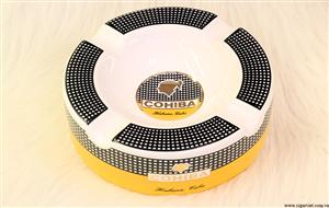 CIGAR VIET chuyên bán buôn, bán lẻ các loại gạt tàn cigar COHIBA màu vàng tại Hà Nội