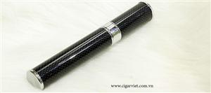 CIGAR VIET chuyên bán buôn, bán lẻ các loại ống đựng cigar COHIBA màu đen tại Hà Nội
