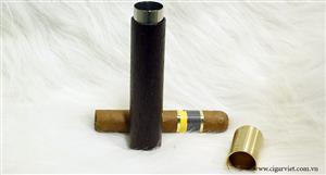CIGAR VIET chuyên bán buôn, bán lẻ các loại ống đựng cigar LUBINSKI màu nâu tại Hà Nội