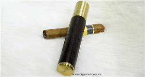 CIGAR VIET chuyên bán buôn, bán lẻ các loại ống đựng cigar LUBINSKI màu nâu tại Hà Nội